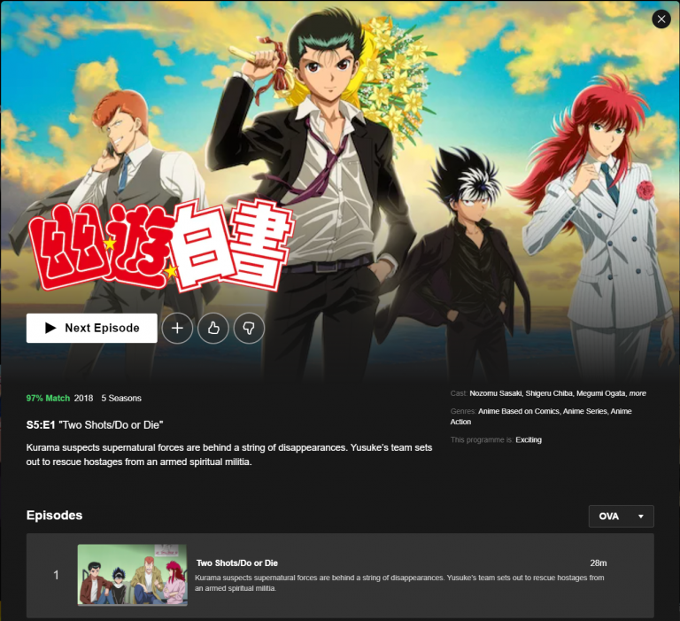 New Yu Yu Hakusho Series Announced by Netflix - The Unofficial Home of