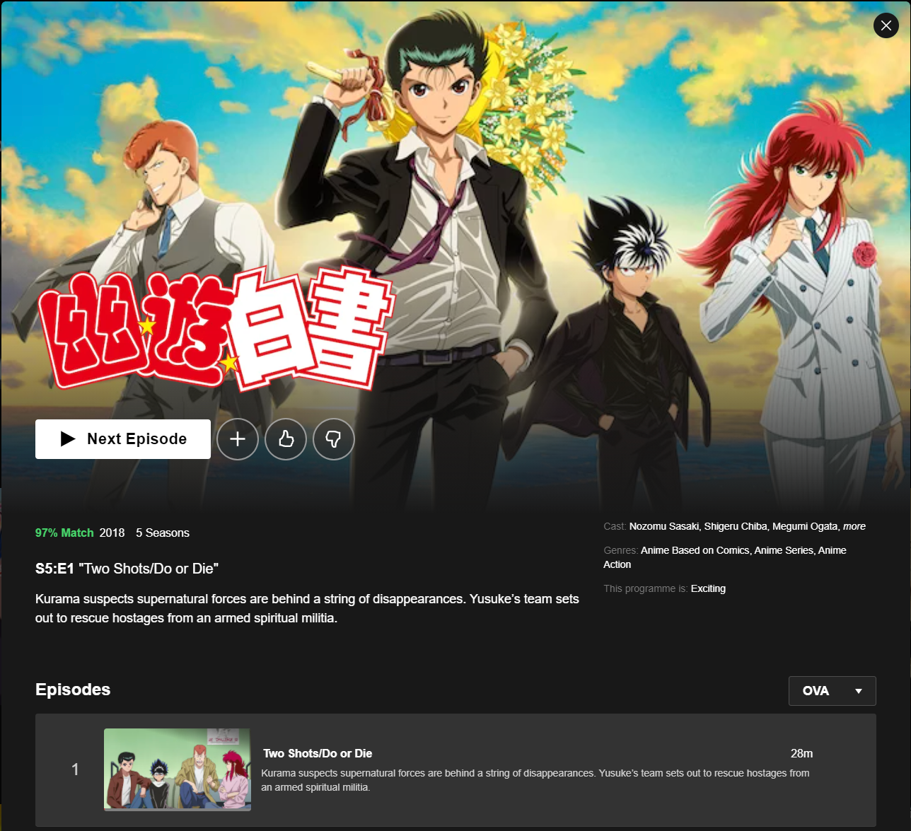 Yuu☆Yuu☆Hakusho Todos os Episódios Online » Anime TV Online